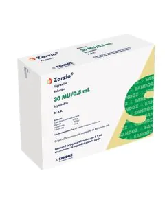 Зарзио 30 MU 300 мкг/0.5 мл 5 ампули х0.5 мл Sandoz