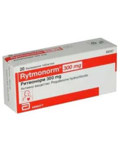 Ритмонорм 300 мг х20 таблетки Mylan