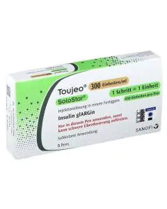 Тужео Солостар 300 IU/мл 5 писалки х1.5 мл Sanofi