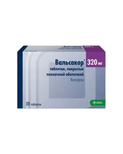 Валсакор 320 мг х30 таблетки KRKA