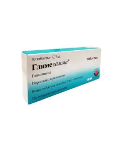 Глимегамма 3 мг х30 таблетки Worwag Pharma