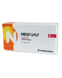 Неоглим 3 мг х30 таблетки Neobalkanika