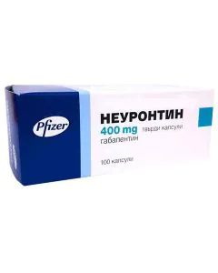 Неуронтин 400 мг х100 капсули Pfizer