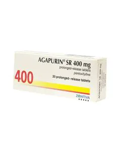 Агапурин SR 400 мг х20 таблетки Sanofi
