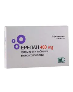Ерелан 400 мг х5 таблетки Medochemie