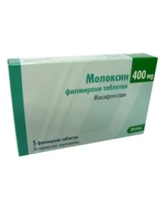 Молоксин 400 мг х5 таблетки KRKA