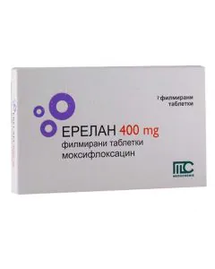 Ерелан 400 мг х7 таблетки Medochemie