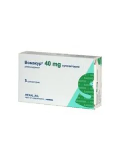 Вомакур 40 мг х10 супозитории Sandoz