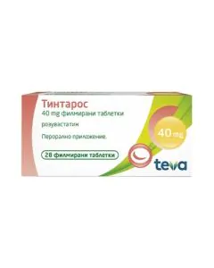 Тинтарос 40 мг х28 таблетки Teva
