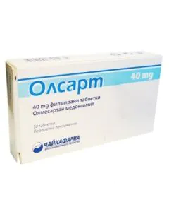 Олсарт 40 мг х30 таблетки Чайкафарма