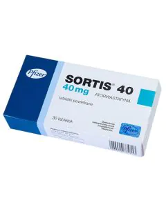 Сортис 40 мг х30 таблетки Mylan