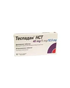 Теспадан НСТ 40 мг/5 мг/12,5 мг х28 таблетки Berlin-Chemie