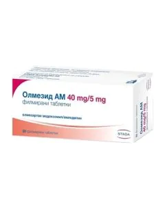 Олмезид АМ 40 мг/5 мг х30 таблетки Stada