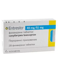 Ентресто 49 мг/51 мг х28 таблетки Novartis