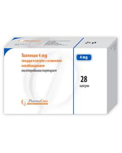 Толтекон 4 мг х28 капсули PharmaCons