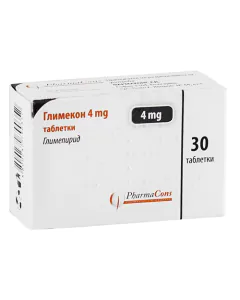 Глимекон 4 мг х30 таблетки PharmaCons