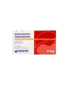 Доксазосин 4 мг х30 таблекти Чайкафарма