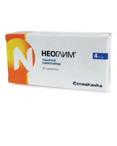 Неоглим 4 мг х30 таблетки Neobalkanika