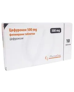 Цефурокон 500 мг х10 таблетки PharmaCons
