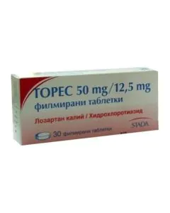 Торес 50 мг/12.5 мг х30 таблетки Stada