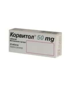Корвитол 50 мг х30 таблетки Berlin Chemie