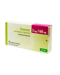 Вамлокс 5 мг/160 мг х30 таблетки KRKA