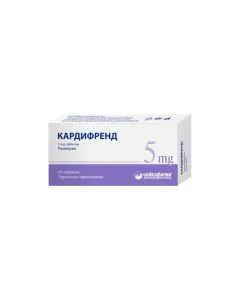Кардифренд 5 мг х30 таблетки Чайкафарма