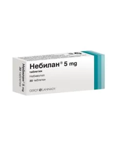 Небилан 5 мг х30 таблетки Gerot