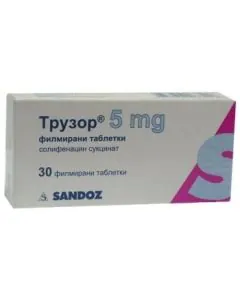 Трузор 5 мг х30 таблетки Sandoz