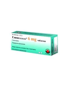 Глимегамма 6 мг х30 таблетки Worwag Pharma