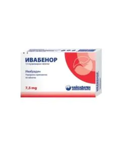 Ивабенор 7.5 мг х56 таблетки Чайкафарм
