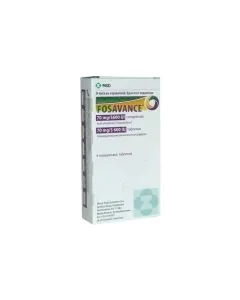 Фозаванс 70 мг/5600 IU х4 таблетки Merck