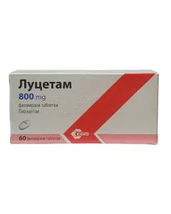 Луцетам 800 мг х60 таблетки Egis