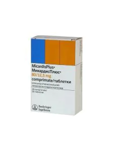 Телсол Плюс 80 мг/12.5 мг х28 таблетки Inbiotech