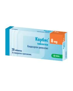 Карбис 8 мг х28 таблетки KRKA