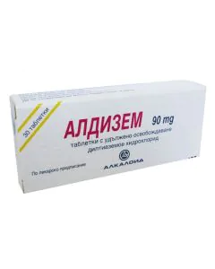 Алдизем 90 мг х30 таблетки Alkaloid