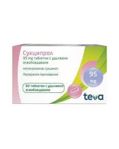 Сукципрол 95 мг х60 таблетки Teva