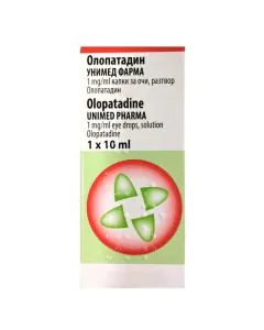 Олопатадин капки за очи 1 мг/мл х10 мл Unimed Pharma
