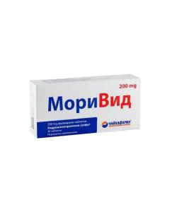 Моривид 200 мг х30 таблетки Чайкафарма