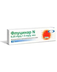 Флуцинар N маз 0.25 мг/5 мг/г х15 г Pharmaceutical