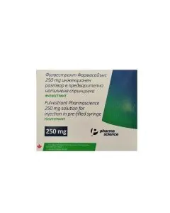 Фулвестрант инжекционен разтвор 250 мг/5 мл 2 спринцовки х5 мл Pharmascience