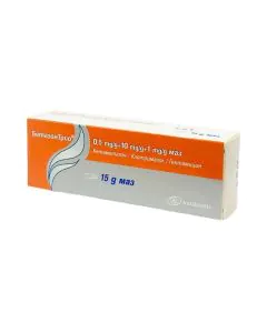 Бетазонтрио маз 0.5 мг/10 мг/1 мг/г х15 г Antibiotic